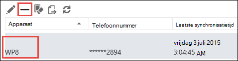 Remove phone from Outlook Web App