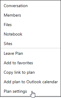 E-mail over een plan ophalen