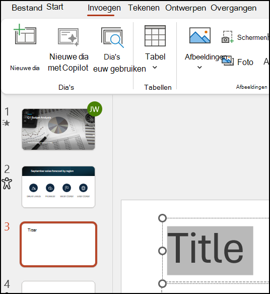 Tekst opmaken in PowerPoint