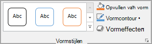 Groep Vormstijlen in Word