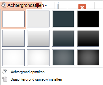 PowerPoint-achtergrondstijlen