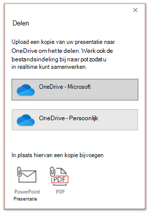 PowerPoint-samenwerkingsscherm