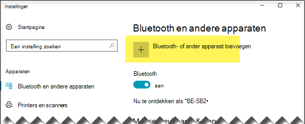 Een Bluetooth-apparaat toevoegen