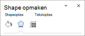 Het tabblad Effecten in het deelvenster Vorm opmaken
