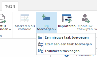 Rij toevoegen