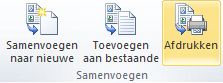Catalogus samenvoegen naar printer