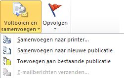 Afdruk samenvoegen voltooien