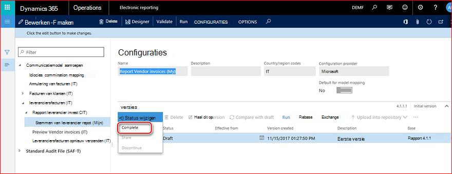 In deze afbeelding ziet u hoe u GER-configuraties downloadt en instelt.