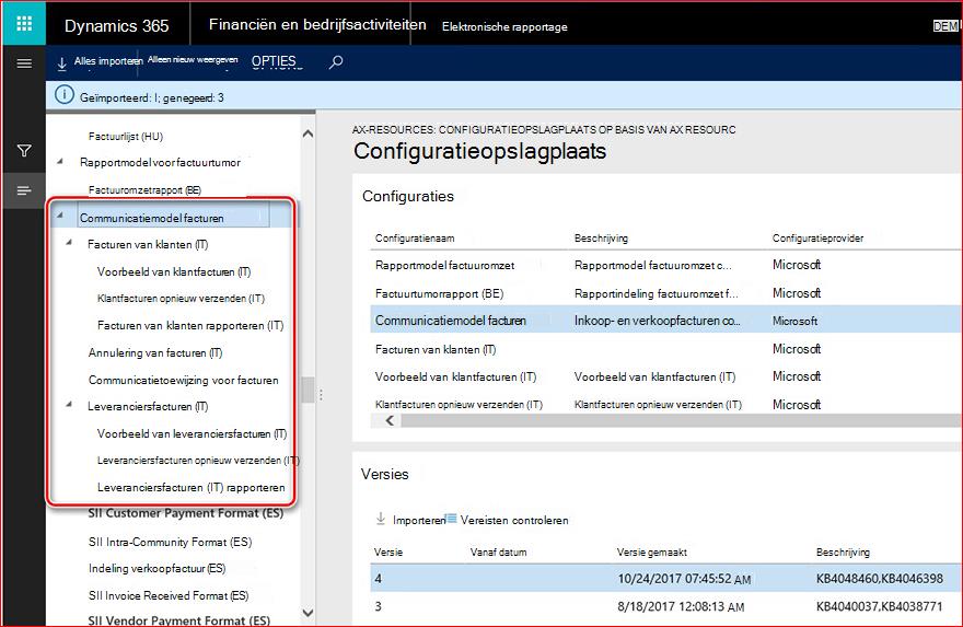 In deze afbeelding ziet u hoe u GER-configuraties downloadt en instelt.