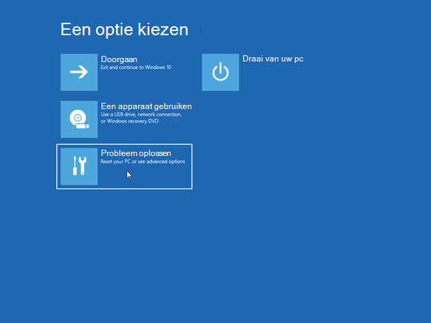 Een optie kiezen