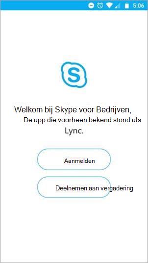 Tik op de knop Deelnemen aan vergadering