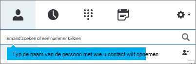 Een contactpersoon zoeken