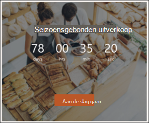 Schermafbeelding van het webonderdeel Afteltimer