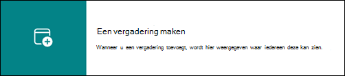De gebruiker wordt omgeleid naar de agenda van de groep in Outlook.