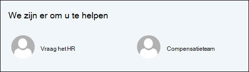 Voorbeeld van het webonderdeel People.