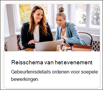 schermopname van gebeurtenisschema lijstsjabloon