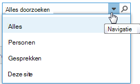 Schermafbeelding van vak Zoeken