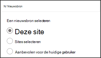 Nieuwe bronnen