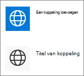 Compacte weergave van snelkoppelingen