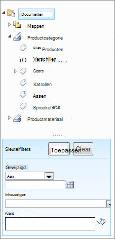 Navigatie via metagegevens