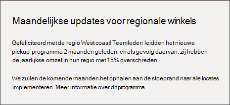 Schermafbeelding van het webonderdeel Tekst
