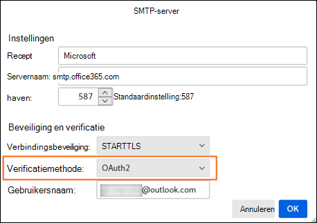 Moderne verificatie, Mozilla, stap 2: SMTP-server