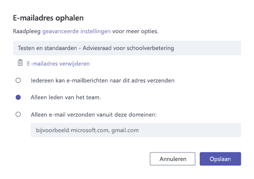 E-mail ontvangen