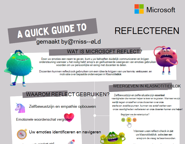 Schermopname van Reflecteren