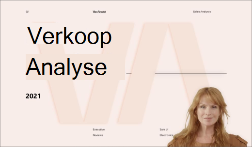 Opvallende presentatormodus