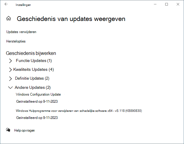 Update History