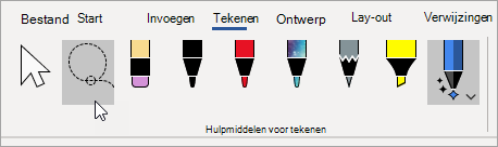 Selecteer het hulpprogramma Lasso.