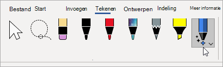 Selecteer het hulpprogramma Inkteditor