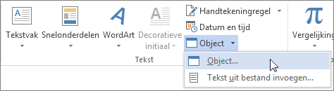 Object invoegen