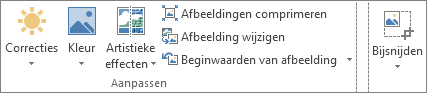 Hulpmiddelen voor het aanpassen en bijsnijden van afbeeldingen