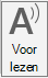 Knop Hardop voorlezen