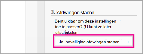 Handhaving starten