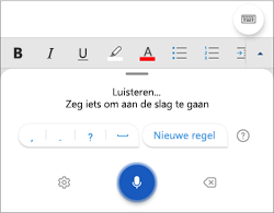 Schermopname van Dicteren op Android-telefoon activeren.