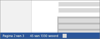 Gedeeltelijk woorden tellen