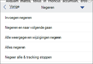 Bijgehouden wijzigingen weigeren