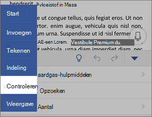 Tabblad controleren