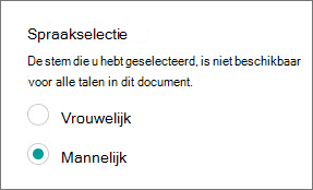 Stem selecteren
