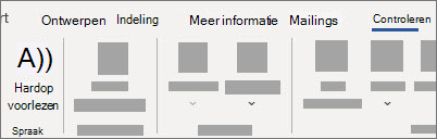 Hardop voorlezen selecteren