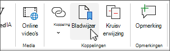 Knop Bladwijzer op het klassieke lint