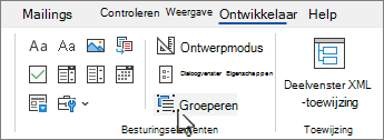 Knop Groepsbeheer