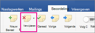 Afbeelding van de knop Koptekst en voettekst in Word Web App