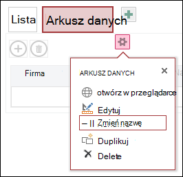 Settings menu with Open in browser, Edit, Rename, Duplicate, and Delete