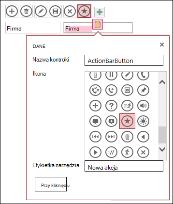 Add custom controls in an access app