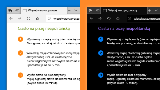 Filtry kolorów w Windows 10 aplikacji Ustawienia ułatwiają oglądanie zdjęć, tekstu i kolorów.