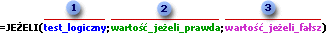 formuła z funkcją JEŻELI