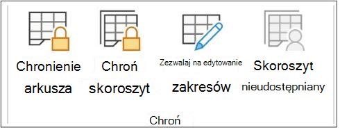 Pozycja Chroń arkusz
